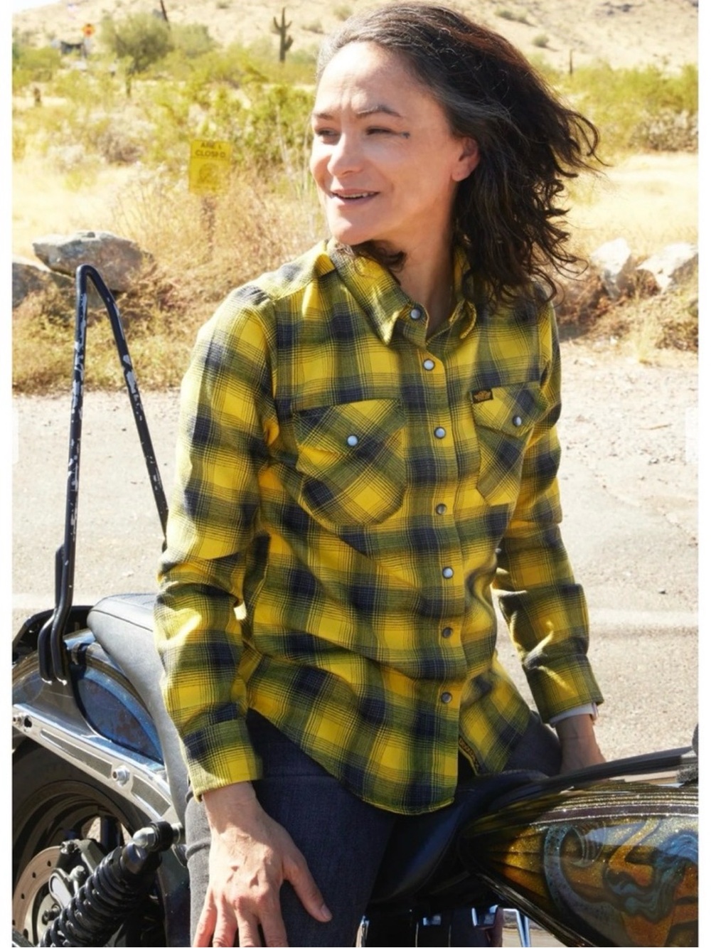 Dixxon Flannel X Parham Panhead yellow/black plaid, size M